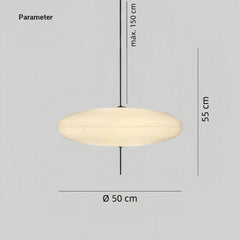 Lámpara colgante moderna LED regulable en altura para comedor