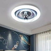 Lámpara de techo astronauta LED regulable para dormitorio infantil moderno