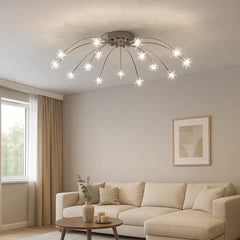 Lámpara de Techo LED con Diseño de Cielo Estrellado Estilo Nórdico para Salón