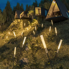 Luces solares para jardín LED IP65 modernas tipo caña