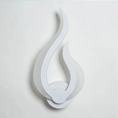 Aplique de pared moderno LED con diseño de llama para dormitorio