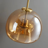 Lámpara de techo vintage de vidrio con LED para pasillos Ø 25 cm