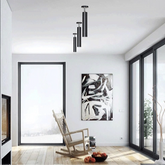 Foco de Techo LED Cilíndrico de Diseño Moderno Orientable 360°