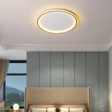 Plafón LED redondo moderno con luz suave para dormitorio