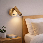Aplique de Pared Lectura Orientable LED de Latón Moderno para Mesita de Noche