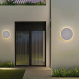 Aplique exterior redondo moderno LED IP65 para porche