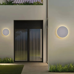Aplique exterior redondo moderno LED IP65 para porche