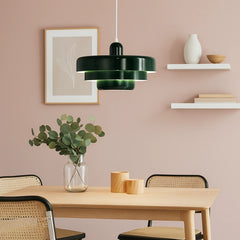 Lámpara Colgante Nórdica Metálica De Tres Niveles Para Mesa Comedor