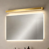 Aplique para espejo de baño LED IP44 rectangular alargado minimalista