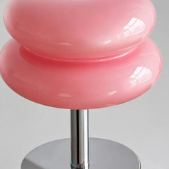 Lámpara de mesa Bauhaus con pantalla de vidrio para salón y dormitorio