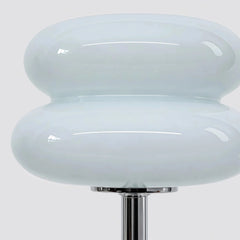 Lámpara de mesa Bauhaus con pantalla de vidrio para salón y dormitorio