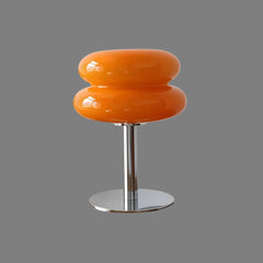 Lámpara de mesa Bauhaus con pantalla de vidrio para salón y dormitorio