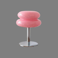 Lámpara de mesa Bauhaus con pantalla de vidrio para salón y dormitorio