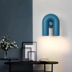 Aplique moderno de pared LED con forma de U para salón