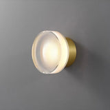 Aplique de pared redondo LED moderno Ø14 cm para pasillo