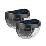 Aplique solar de pared exterior LED IP65 moderno semicircular