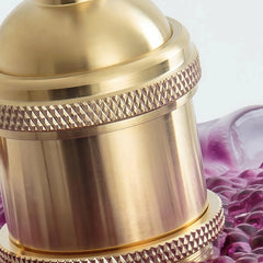 Lámpara colgante flor de cristal rosa vintage ajustable en altura para comedor