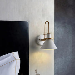 Aplique de pared nórdico LED de color Macaron para dormitorio