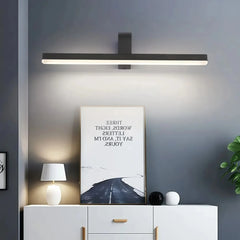 Aplique para espejo de baño minimalista LED alargado IP44