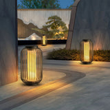 Lámpara solar de pie exterior LED IP65 estilo farol chino para jardín