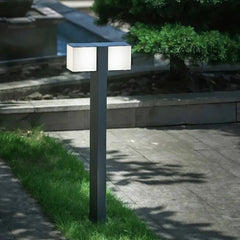 Baliza de jardín LED IP65 moderna negra para camino