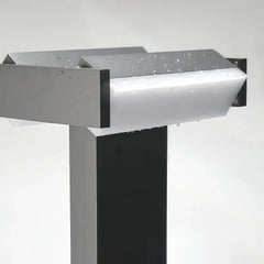 Baliza de jardín LED IP65 moderna negra para camino