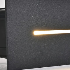 Aplique exterior empotrado LED IP65 rectangular moderno para zonas de paso