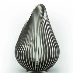 Portavelas de exterior de metal con diseño moderno decorativo