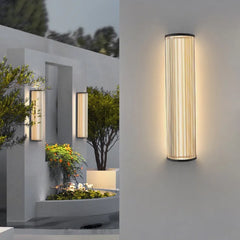 Aplique de pared moderno exterior solar LED ip65 para porche