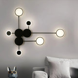 Aplique de pared LED de diseño moderno con 6 luces para salón