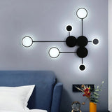 Aplique de pared LED de diseño moderno con 6 luces para salón