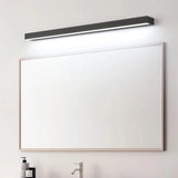 Aplique para espejo de baño LED IP44 rectangular alargado minimalista