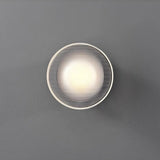 Aplique de pared redondo LED moderno Ø14 cm para pasillo
