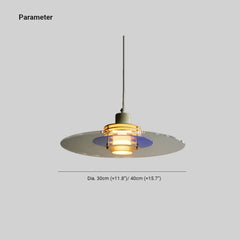 Luz colgante de dormitorio moderno de un solo jefe circular