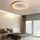 Plafón circular de techo minimalista con LED de luz suave blanco para dormitorio