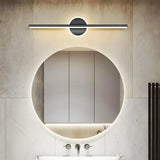 Aplique para baño moderno LED lineal con luz suave IP44