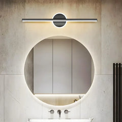 Aplique para baño moderno LED lineal con luz suave IP44