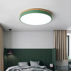 Plafón redondo de techo nórdico regulable de metal para dormitorio