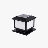 Lámpara solar LED sobremuro exterior vintage IP65 para pilar