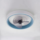 Ventilador de techo silencioso LED regulable Macaron Ø50 cm para dormitorio