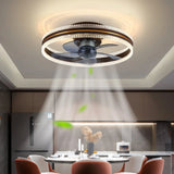 Ventilador de techo moderno con luz LED regulable y silencioso Ø49 cm