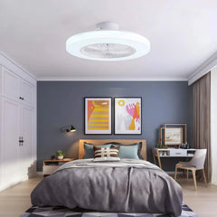 Ventilador de techo sin aspas con luz LED blanco Ø58 cm para dormitorio
