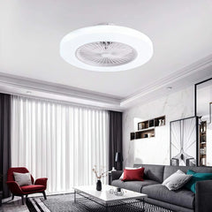 Ventilador de techo sin aspas con luz LED blanco Ø58 cm para dormitorio
