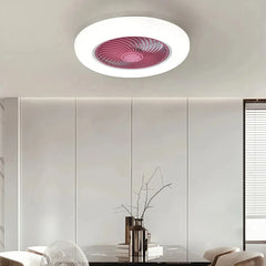 Ventilador de techo con luz sin aspas silencioso Morandi Ø52 cm para salón
