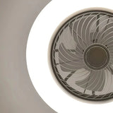Ventilador de techo con luz sin aspas silencioso Morandi Ø52 cm para salón
