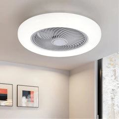 Ventilador de techo con luz sin aspas silencioso Morandi Ø52 cm para salón