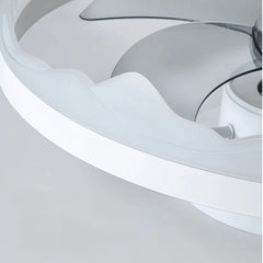 Ventilador de techo silencioso con luz LED regulable y diseño moderno Ø50 cm