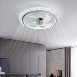 Ventilador de techo con luz silencioso LED regulable para dormitorio moderno Ø50/60 cm