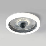 Ventilador de techo silencioso con luz LED regulable Macaron Ø50 cm para dormitorio