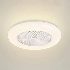 Ventilador de techo sin aspas silencioso con luz LED regulable Macaron Ø55 cm
